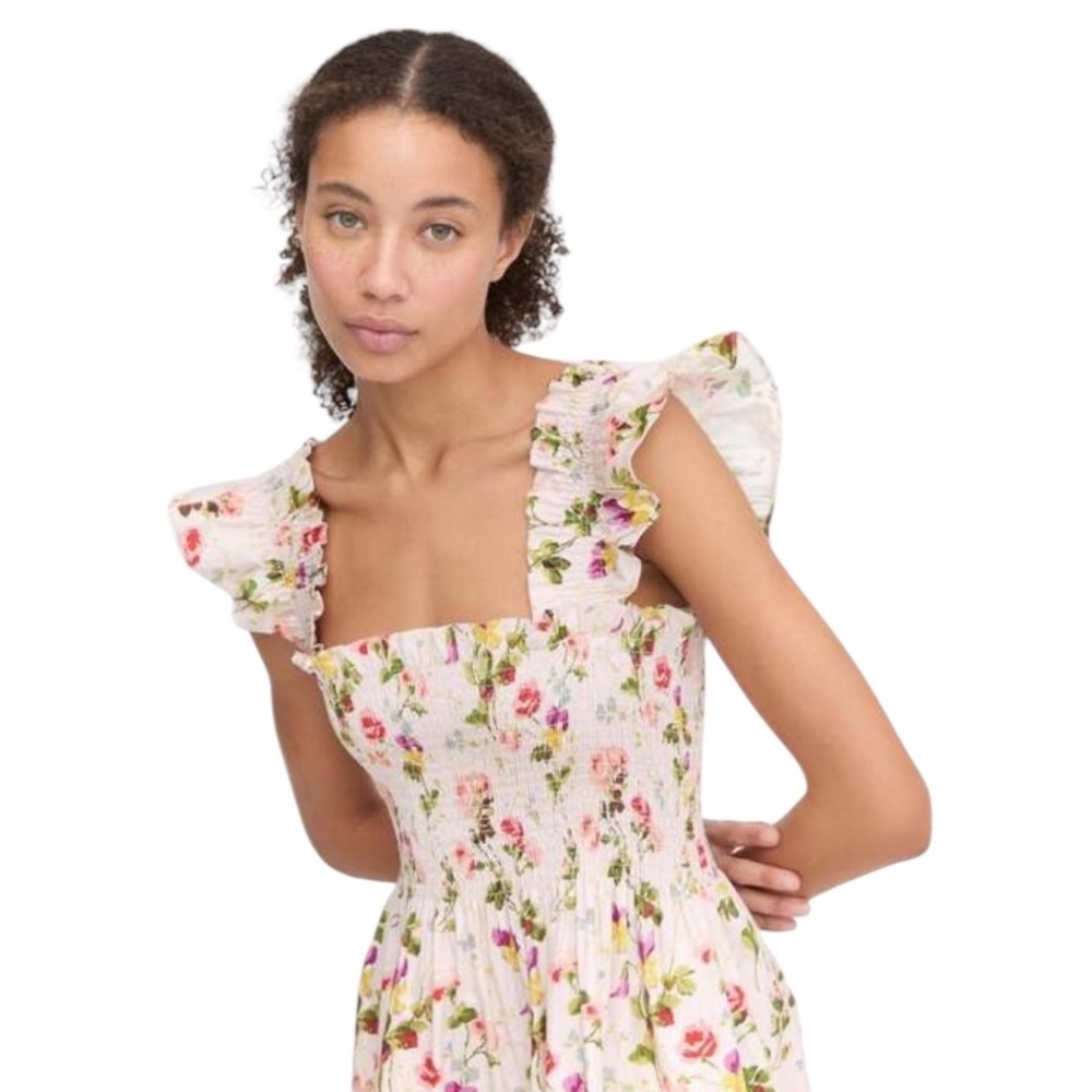 NEW Hill House Ellie Nap Dress. Pink Bluebonnet. S. NWT - Picture 4 of 8